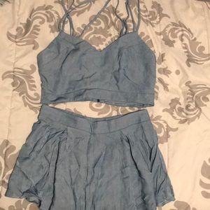 Crop top set